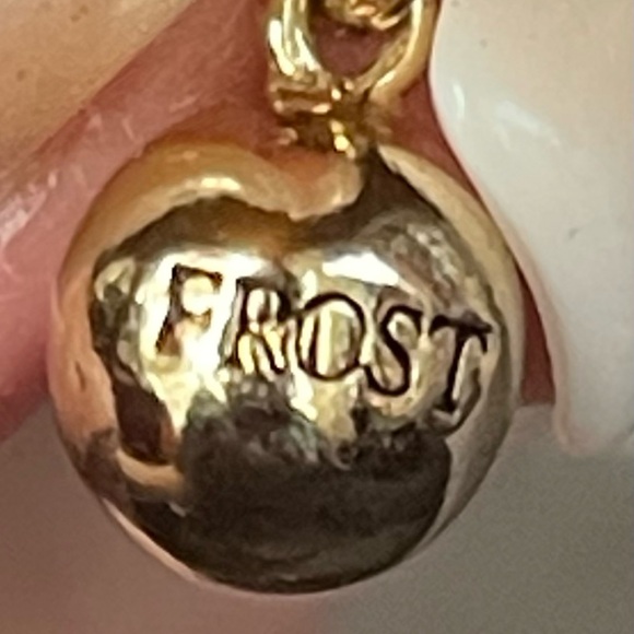 Signed Lulu Frost Multicolor In Gold Tone Metal Necklace - Picture 7 of 7